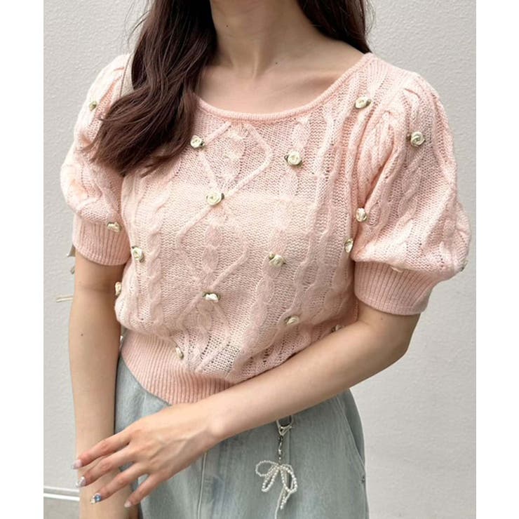 【OLIVE des OLIVE】Roseニット | NICE CLAUP / OLIVE des OLIVE OUTLET | 詳細画像27