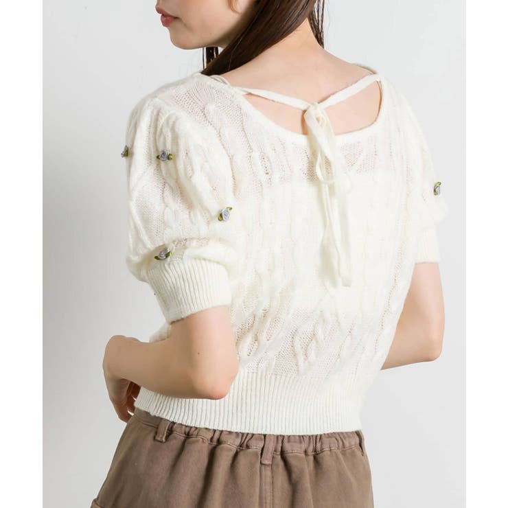 【OLIVE des OLIVE】Roseニット | NICE CLAUP / OLIVE des OLIVE OUTLET | 詳細画像7