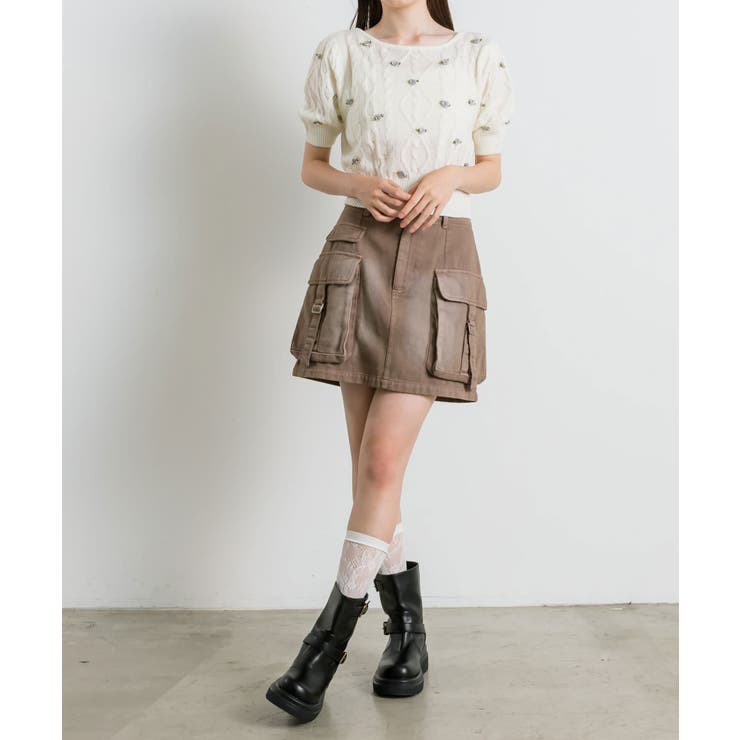 【OLIVE des OLIVE】Roseニット | NICE CLAUP / OLIVE des OLIVE OUTLET | 詳細画像8