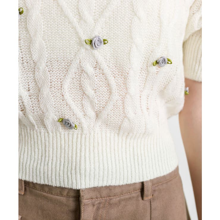 【OLIVE des OLIVE】Roseニット | NICE CLAUP / OLIVE des OLIVE OUTLET | 詳細画像14