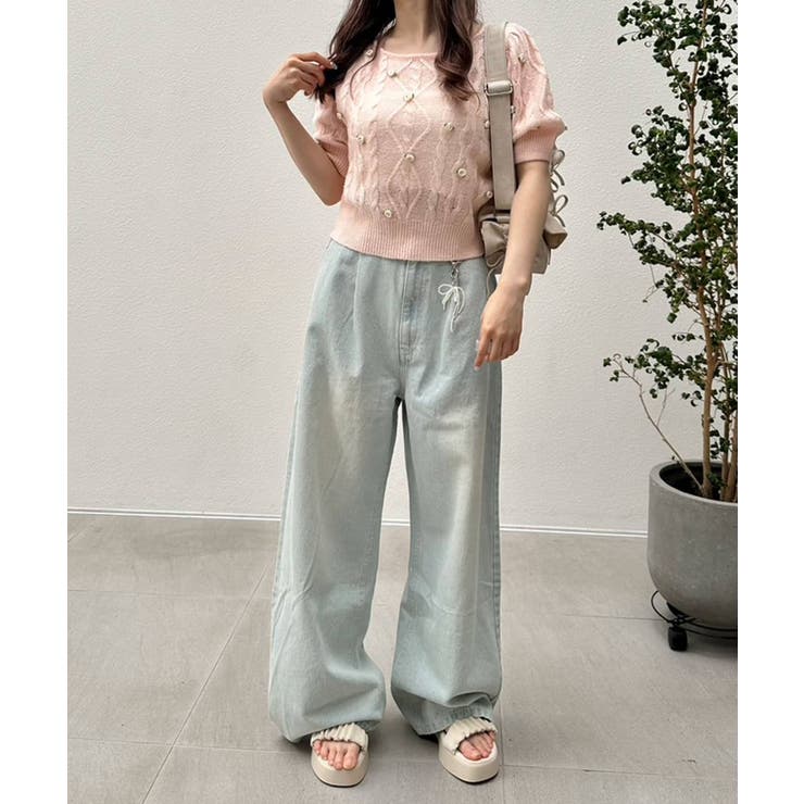 【OLIVE des OLIVE】Roseニット | NICE CLAUP / OLIVE des OLIVE OUTLET | 詳細画像21