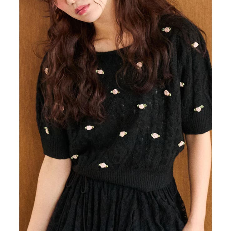 【OLIVE des OLIVE】Roseニット | NICE CLAUP / OLIVE des OLIVE OUTLET | 詳細画像24