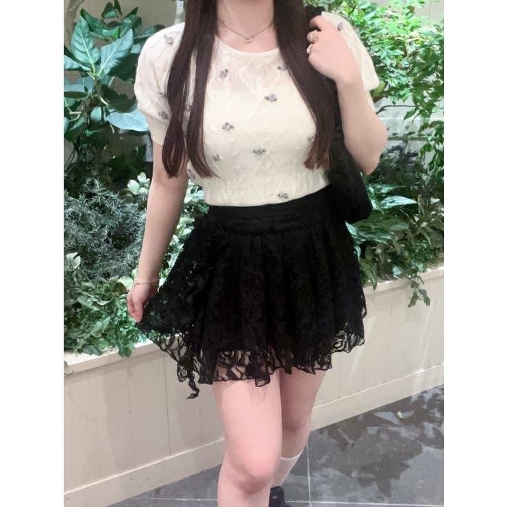 【OLIVE des OLIVE】Roseニット | NICE CLAUP / OLIVE des OLIVE OUTLET | 詳細画像4