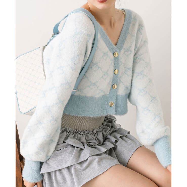 OLIVE des OLIVE】モノグラムニット[品番：NCLW0015078]｜NICE CLAUP