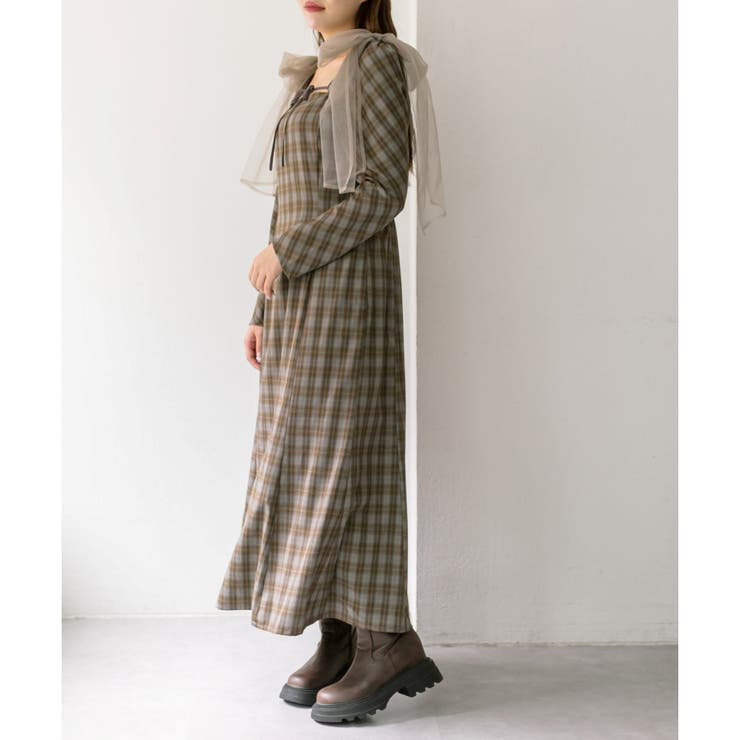 ブラウスSETリボン取り外しワンピース[品番：NCLW0014779]｜NICE CLAUP / OLIVE des OLIVE  OUTLET（ナイスクラップ オリーブデオリーブ アウトレット）のレディースファッション通販｜SHOPLIST（ショップリスト）