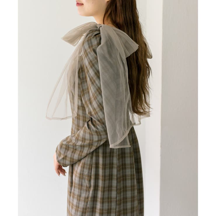 ブラウスSETリボン取り外しワンピース[品番：NCLW0014779]｜NICE CLAUP / OLIVE des OLIVE  OUTLET（ナイスクラップ オリーブデオリーブ アウトレット）のレディースファッション通販｜SHOPLIST（ショップリスト）