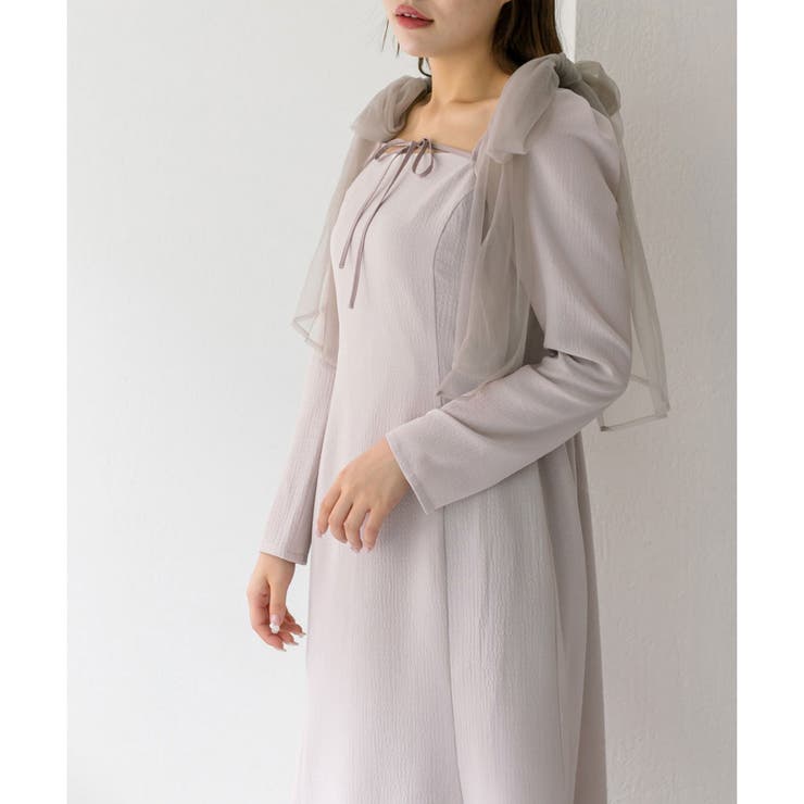 ブラウスSETリボン取り外しワンピース[品番：NCLW0014779]｜NICE CLAUP / OLIVE des OLIVE  OUTLET（ナイスクラップ オリーブデオリーブ アウトレット）のレディースファッション通販｜SHOPLIST（ショップリスト）