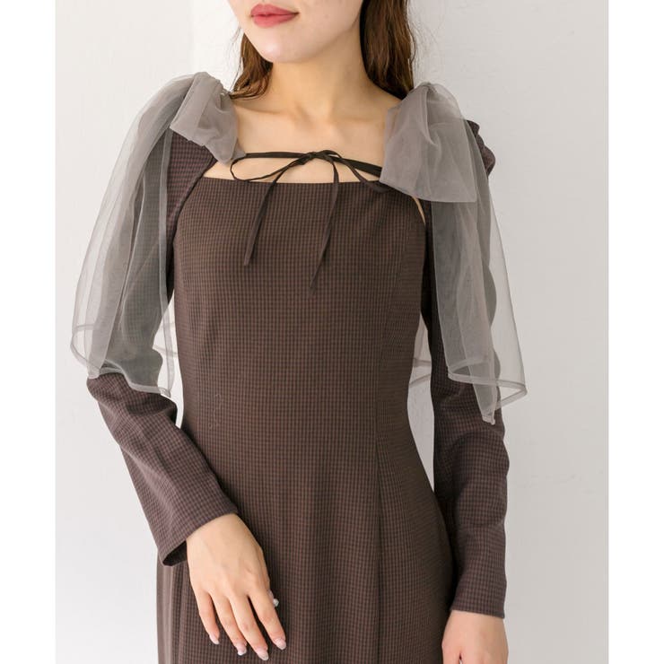 ブラウスSETリボン取り外しワンピース[品番：NCLW0014779]｜NICE CLAUP / OLIVE des OLIVE  OUTLET（ナイスクラップ オリーブデオリーブ アウトレット）のレディースファッション通販｜SHOPLIST（ショップリスト）