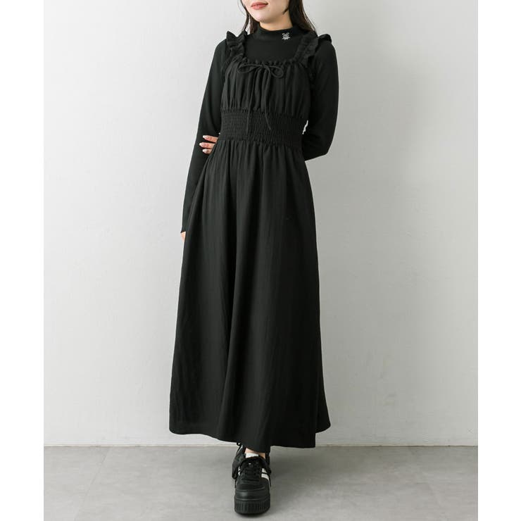 ウエストシャーリングワンピース[品番：NCLW0014635]｜NICE