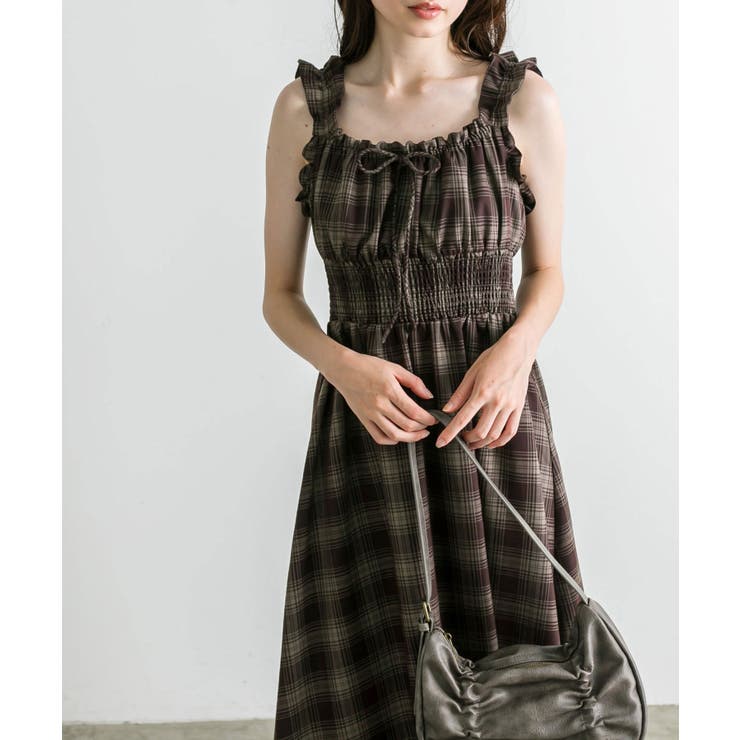 新品タグ付き【OLIVE des OLIVE】ウエストシャーリングワンピース OLIVE des OLIVE/【OLIVE des OLIVE】ウエストシャーリング
