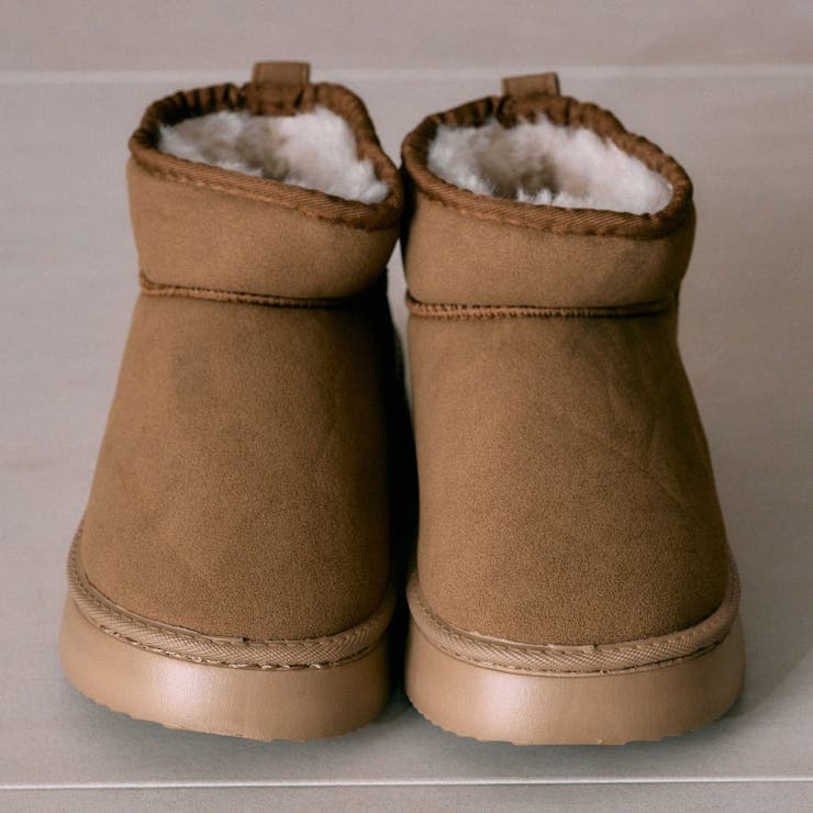 NICE CLAUP ムートンブーツ L OLIVE des OLIVE】ムートンブーツ[品番：NCLW0014780]｜NICE CLAUP