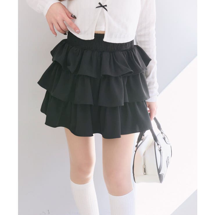 OLIVE des OLIVE】ふりふりミニスカート[品番：NCLW0015895