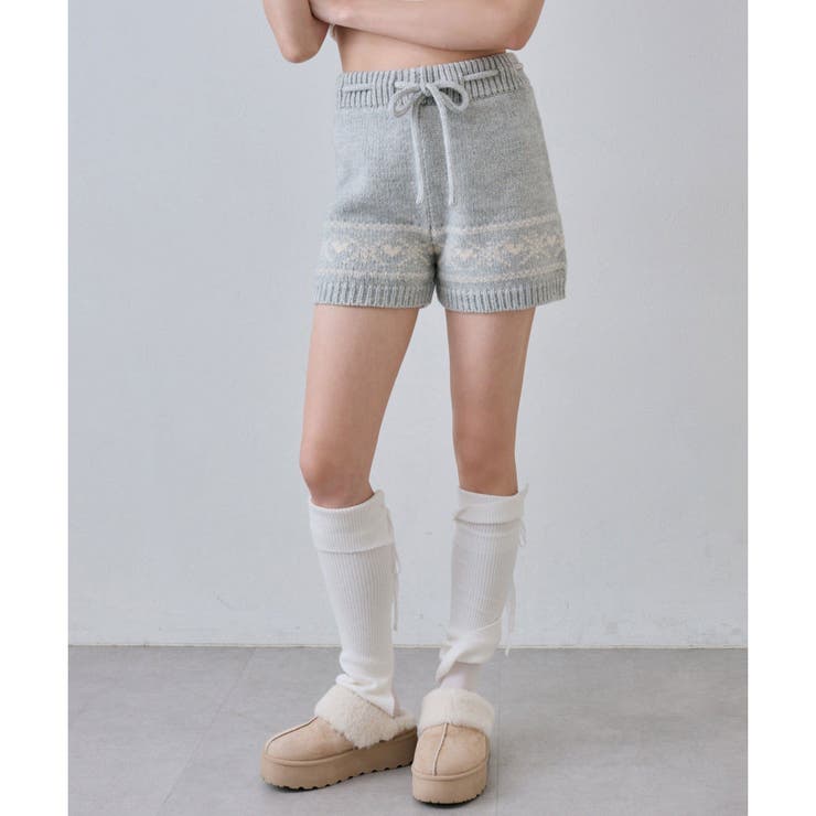 【OLIVE des OLIVE】ニットショートパンツ | NICE CLAUP / OLIVE des OLIVE　OUTLET | 詳細画像12 