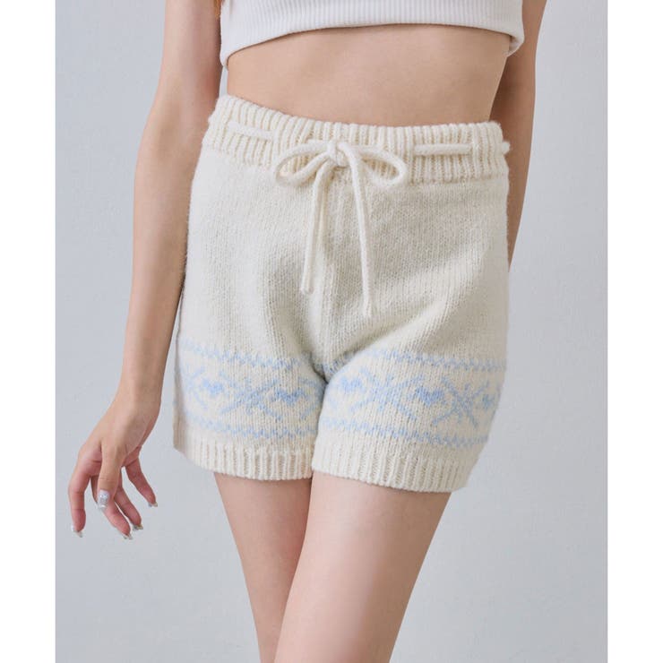 【OLIVE des OLIVE】ニットショートパンツ | NICE CLAUP / OLIVE des OLIVE　OUTLET | 詳細画像5 