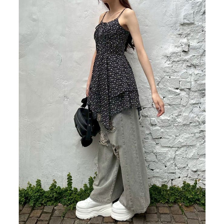 OLIVE des OLIVE】ワイドデニムパンツ[品番：NCLW0016700]｜NICE CLAUP