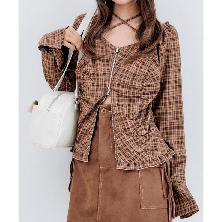 【OLIVE des OLIVE】ダブルジップフレア袖ブラウス | NICE CLAUP / OLIVE des OLIVE　OUTLET | 詳細画像35 
