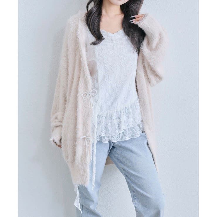 【OLIVE des OLIVE】フリルチュニックキャミ | NICE CLAUP / OLIVE des OLIVE　OUTLET | 詳細画像8 