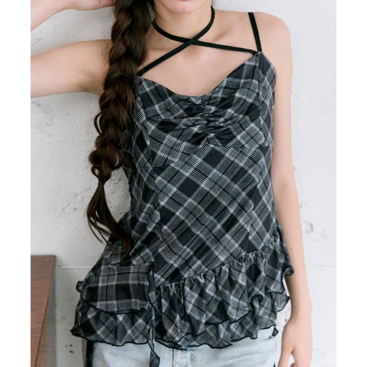 【OLIVE des OLIVE】フリルチュニックキャミ | NICE CLAUP / OLIVE des OLIVE　OUTLET | 詳細画像12 