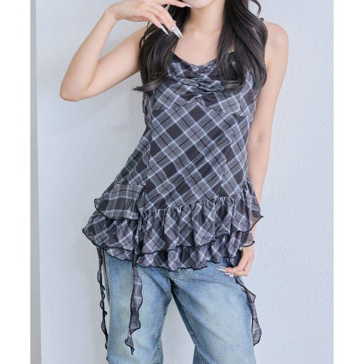 【OLIVE des OLIVE】フリルチュニックキャミ | NICE CLAUP / OLIVE des OLIVE　OUTLET | 詳細画像16 