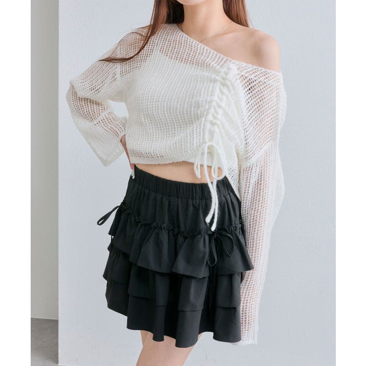 【OLIVE des OLIVE】ドロストニット | NICE CLAUP / OLIVE des OLIVE　OUTLET | 詳細画像3 