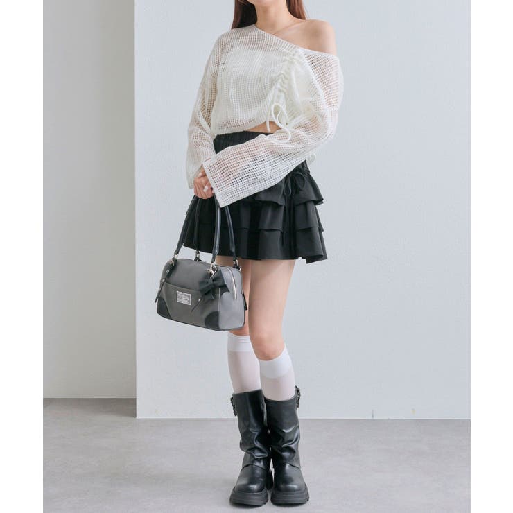 【OLIVE des OLIVE】ドロストニット | NICE CLAUP / OLIVE des OLIVE　OUTLET | 詳細画像5 