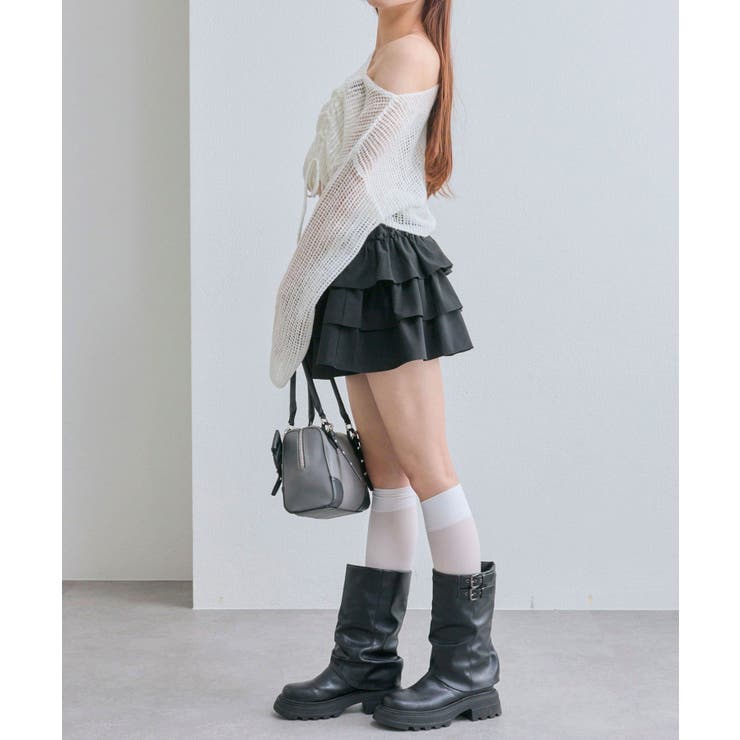 【OLIVE des OLIVE】ドロストニット | NICE CLAUP / OLIVE des OLIVE　OUTLET | 詳細画像6 