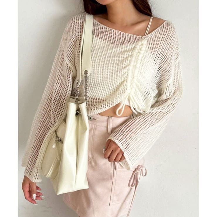 【OLIVE des OLIVE】ドロストニット | NICE CLAUP / OLIVE des OLIVE　OUTLET | 詳細画像7 