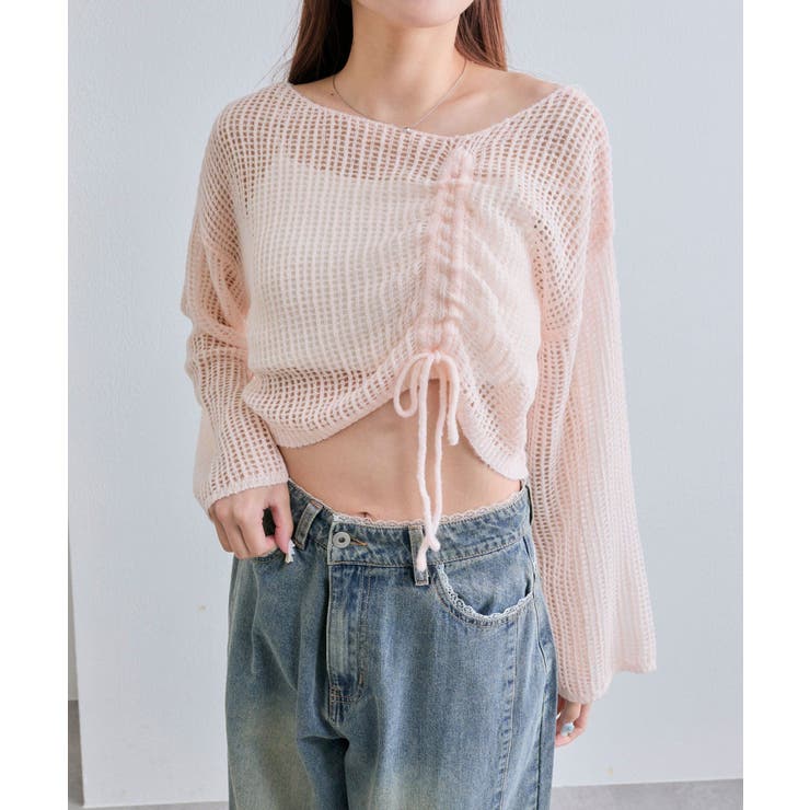 【OLIVE des OLIVE】ドロストニット | NICE CLAUP / OLIVE des OLIVE　OUTLET | 詳細画像12 