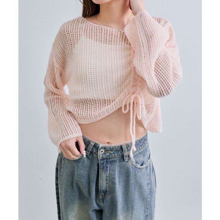 【OLIVE des OLIVE】ドロストニット | NICE CLAUP / OLIVE des OLIVE　OUTLET | 詳細画像13 