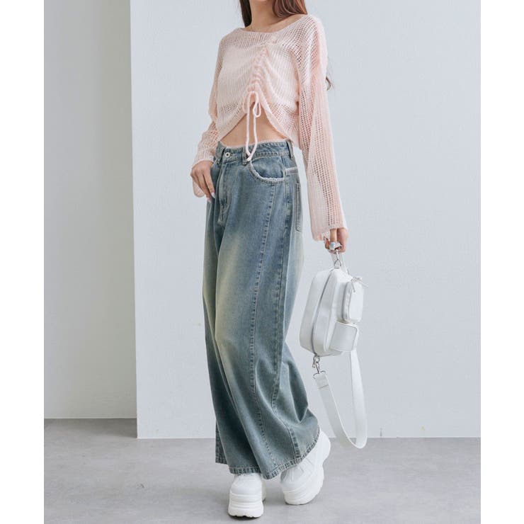 【OLIVE des OLIVE】ドロストニット | NICE CLAUP / OLIVE des OLIVE　OUTLET | 詳細画像15 