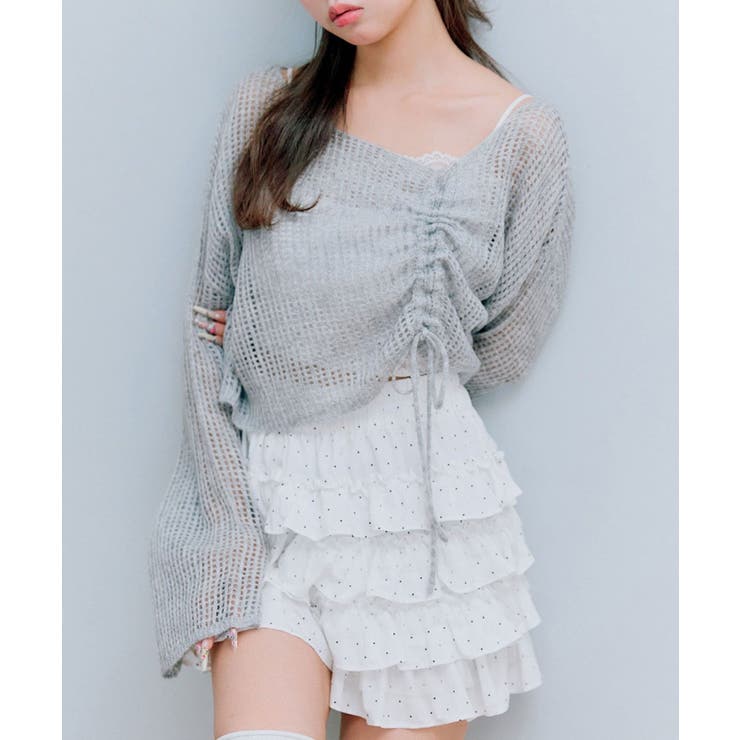 【OLIVE des OLIVE】ドロストニット | NICE CLAUP / OLIVE des OLIVE　OUTLET | 詳細画像19 