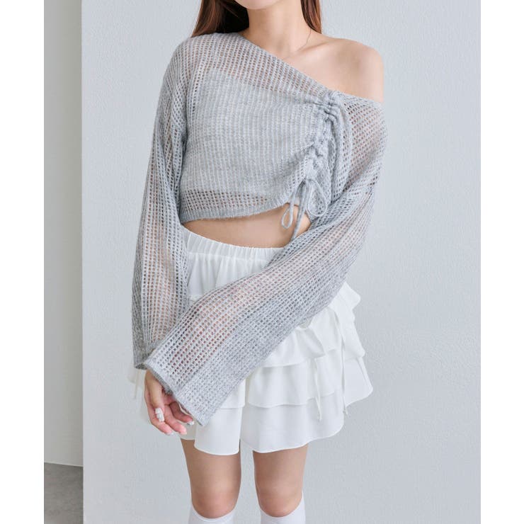 【OLIVE des OLIVE】ドロストニット | NICE CLAUP / OLIVE des OLIVE　OUTLET | 詳細画像23 