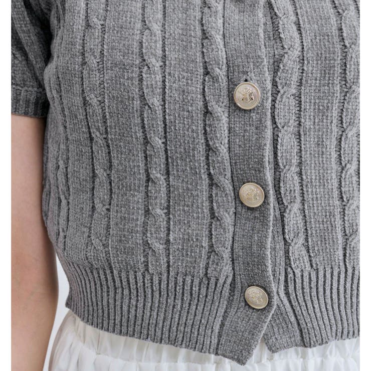 【OLIVE des OLIVE】ふわふわ金ボタンニット | NICE CLAUP / OLIVE des OLIVE　OUTLET | 詳細画像31 