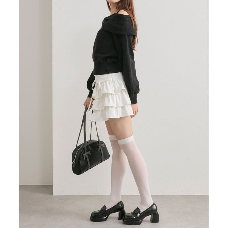 【OLIVE des OLIVE】リボンオフショルニット | NICE CLAUP / OLIVE des OLIVE　OUTLET | 詳細画像10 