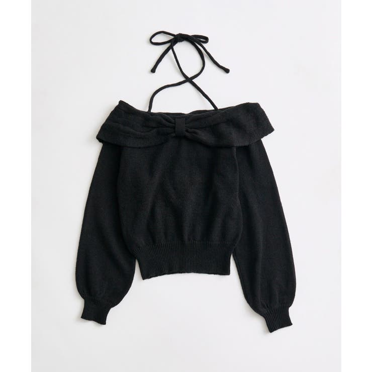 【OLIVE des OLIVE】リボンオフショルニット | NICE CLAUP / OLIVE des OLIVE　OUTLET | 詳細画像11 