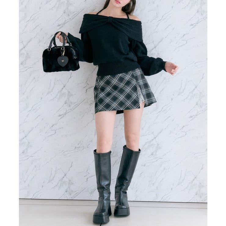 【OLIVE des OLIVE】リボンオフショルニット | NICE CLAUP / OLIVE des OLIVE　OUTLET | 詳細画像15 