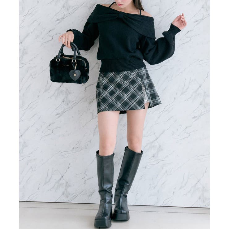 【OLIVE des OLIVE】リボンオフショルニット | NICE CLAUP / OLIVE des OLIVE　OUTLET | 詳細画像16 