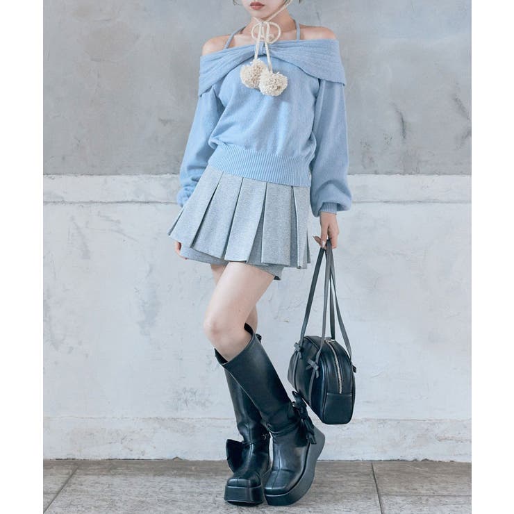 【OLIVE des OLIVE】リボンオフショルニット | NICE CLAUP / OLIVE des OLIVE　OUTLET | 詳細画像19 