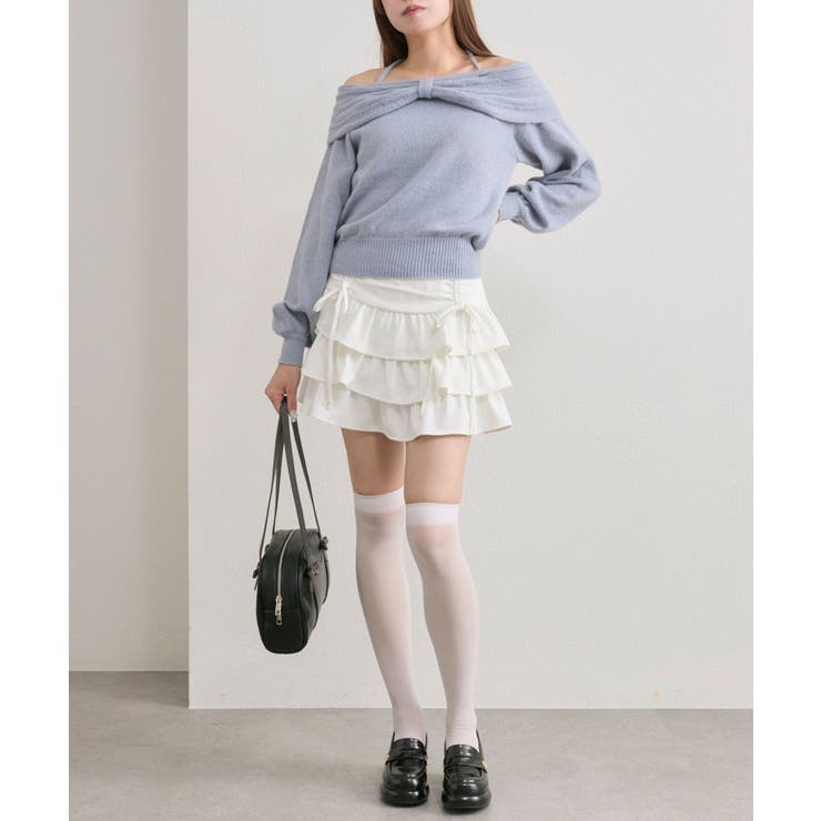 【OLIVE des OLIVE】リボンオフショルニット | NICE CLAUP / OLIVE des OLIVE　OUTLET | 詳細画像24 