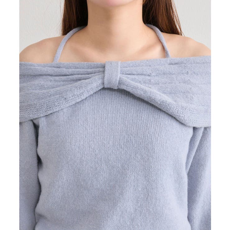 【OLIVE des OLIVE】リボンオフショルニット | NICE CLAUP / OLIVE des OLIVE　OUTLET | 詳細画像30 