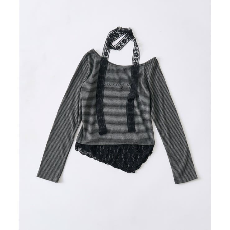 【OLIVE des OLIVE】タイ付ワンショルトップス | NICE CLAUP / OLIVE des OLIVE　OUTLET | 詳細画像12 