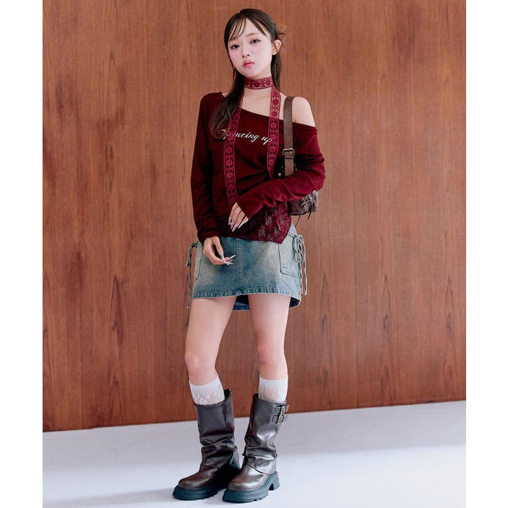 【OLIVE des OLIVE】タイ付ワンショルトップス | NICE CLAUP / OLIVE des OLIVE　OUTLET | 詳細画像18 