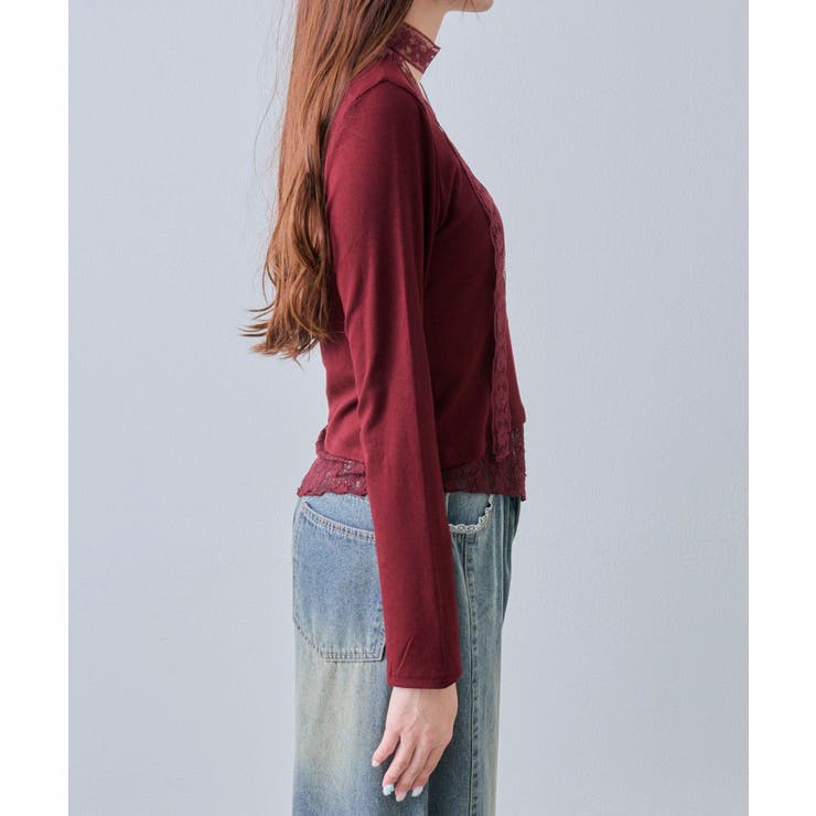 【OLIVE des OLIVE】タイ付ワンショルトップス | NICE CLAUP / OLIVE des OLIVE　OUTLET | 詳細画像22 