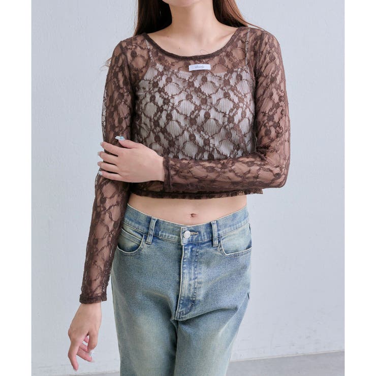 【OLIVE des OLIVE】レーストップス | NICE CLAUP / OLIVE des OLIVE　OUTLET | 詳細画像10 