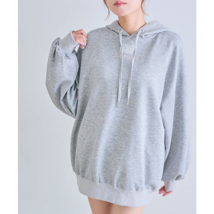 トップグレー | 【OLIVE des OLIVE】ゆるたぽパーカー | NICE CLAUP / OLIVE des OLIVE　OUTLET