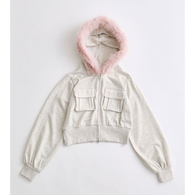 【OLIVE des OLIVE】ZIPパーカー | NICE CLAUP / OLIVE des OLIVE　OUTLET | 詳細画像2 