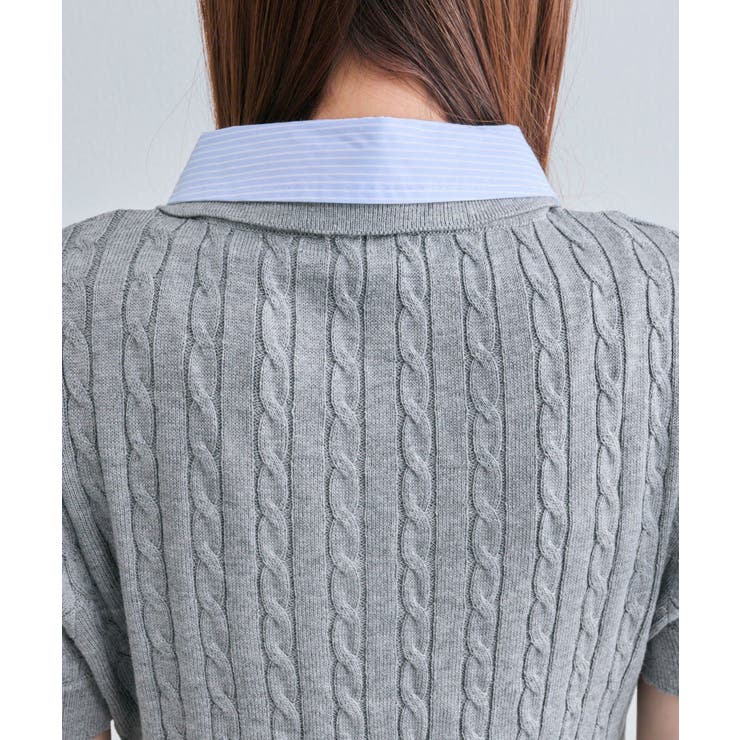 OLIVE des OLIVE】2枚衿ポロワンピ[品番：NCLW0016789]｜NICE CLAUP