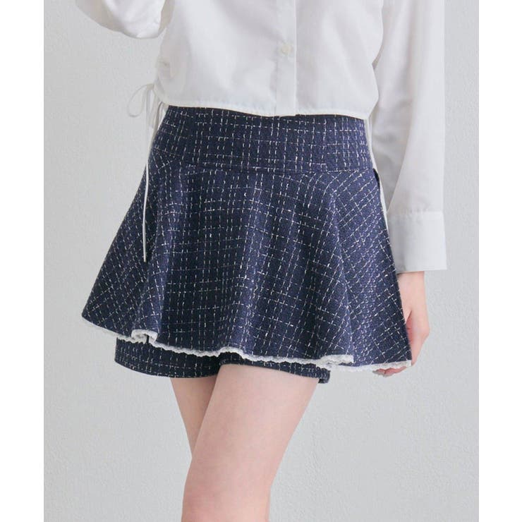 ネイビー | フレアミニスカート | NICE CLAUP / OLIVE des OLIVE　OUTLET