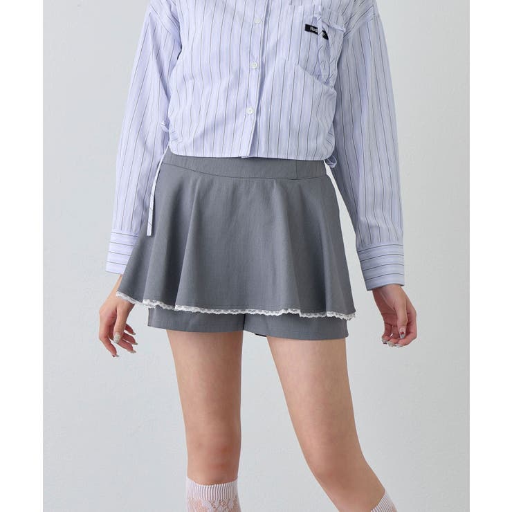 グレー | フレアミニスカート | NICE CLAUP / OLIVE des OLIVE　OUTLET