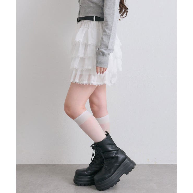 【OLIVE des OLIVE】フリフリティアードミニスカート | NICE CLAUP / OLIVE des OLIVE　OUTLET | 詳細画像11 